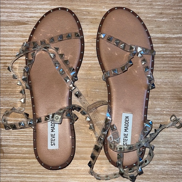 Steve Madden Shoes - Steve Madden Brown Studded Sandals
